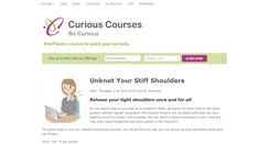 Desktop Screenshot of curiouscourses.com