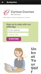 Mobile Screenshot of curiouscourses.ch
